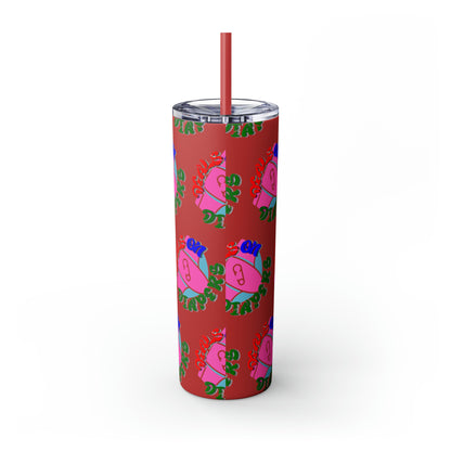 Deals On Diapers Skinny Tumbler with Straw, 20oz