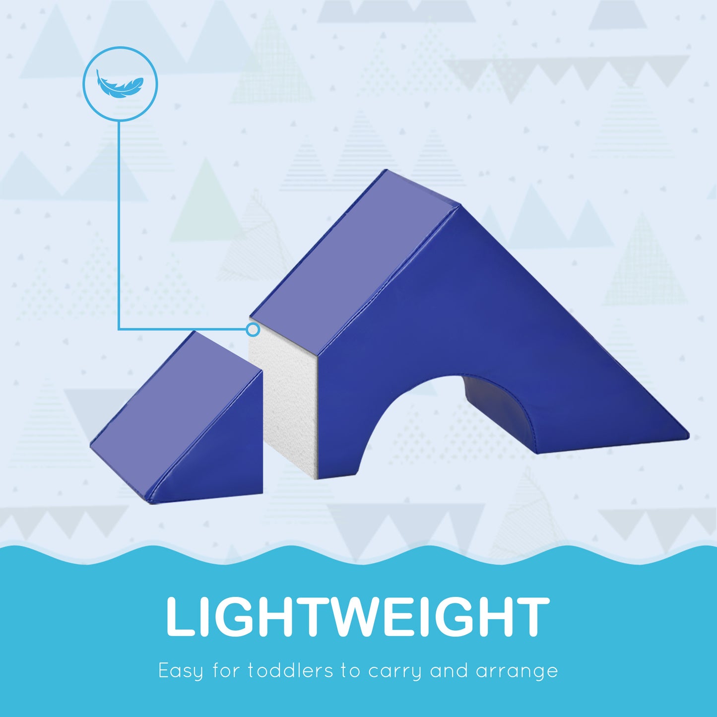 11-Piece Kids Crawl and Climb Activity Play Set for Climbing, Crawling, Sliding, Assorted