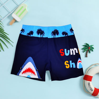 Quick-drying Breathable Cute Cartoon Children's Swimming Trunks